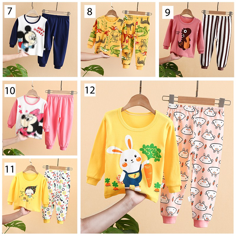 PREMIUM QUALITY Baju Bayi Kaos Anak Setelan Lengan Panjang Laki Perempuan COD Sweater Import Adem