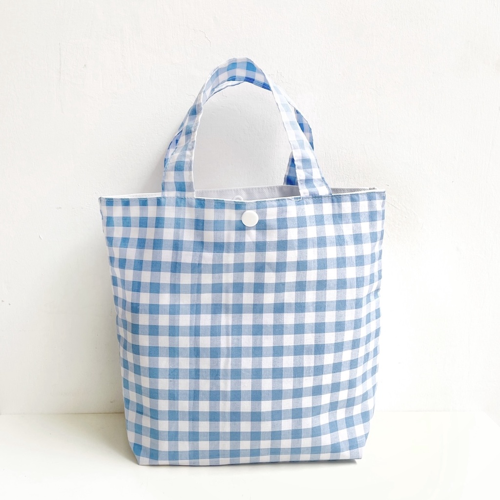 Totebag Gingham / Tas Kotak-Kotak / Tas Korea / Tas Lucu