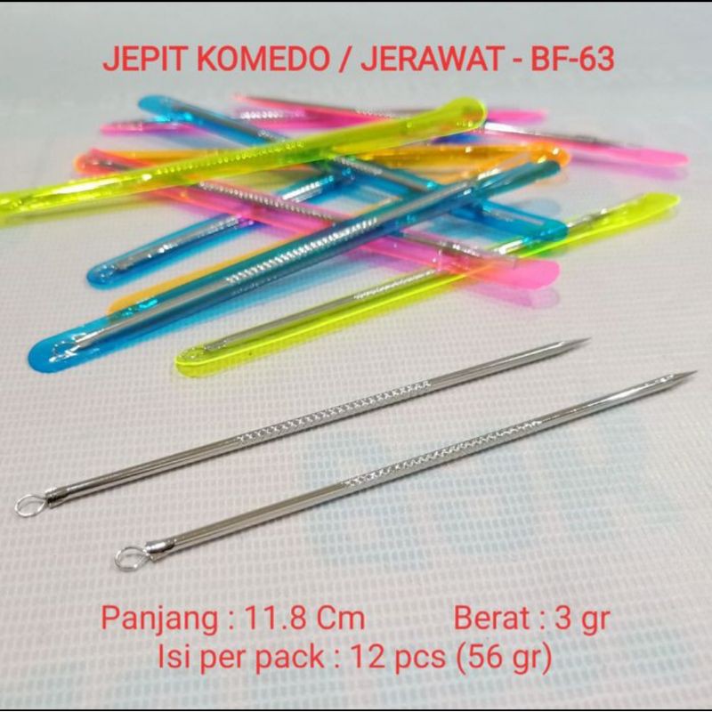 pinset komedo stainless / jepitan komedo