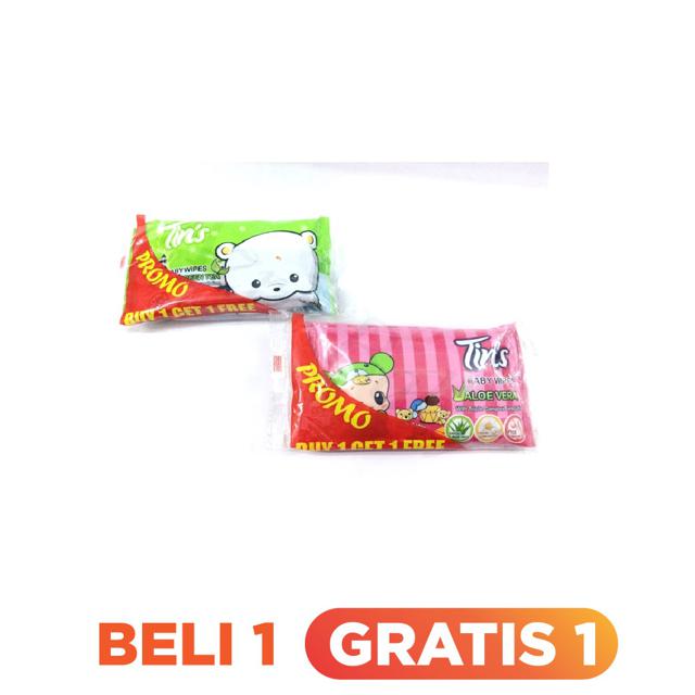 Tin's Baby Wipes 10pcs Buy 1 Get 1