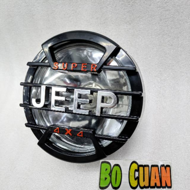 lampu depan model jeep H3 untuk motor rxking byson tiger vixion headlamp custom grill japstyle cb