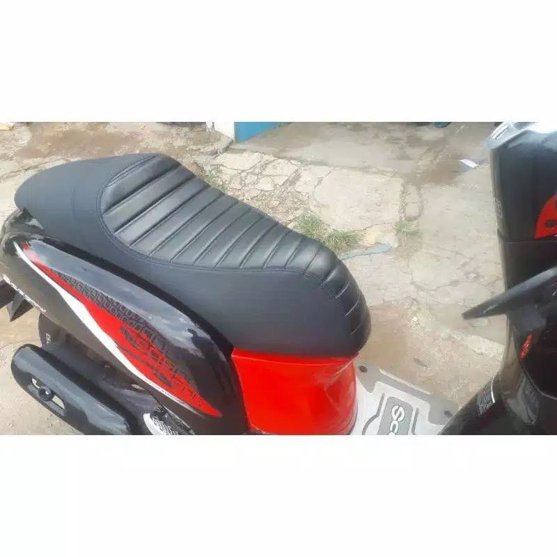 Jok modifikasi jok honda Scoopy karbu jok scoopy new caferacer singleseat