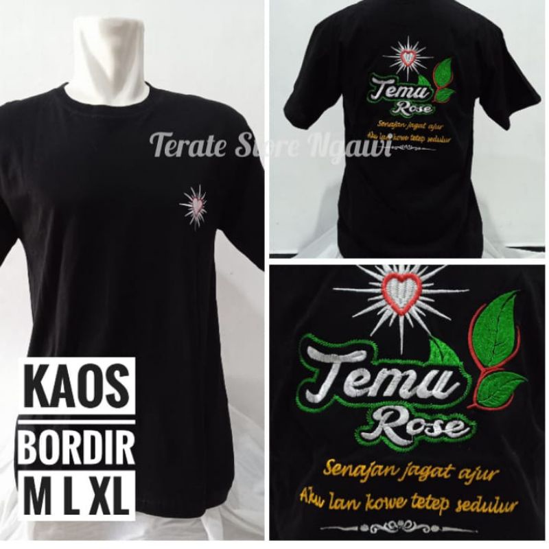 Kaos Bordir PSHT Temu Rose Kaos Terate Temu Rose