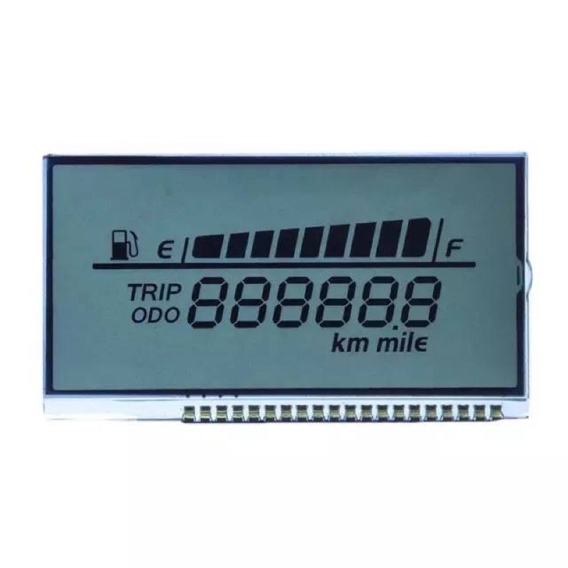 LCD VARIO 125 old, Indikator Vario 125 Non Led Kondisi BARU LCD Honda Click 125 Speedometer Digital 