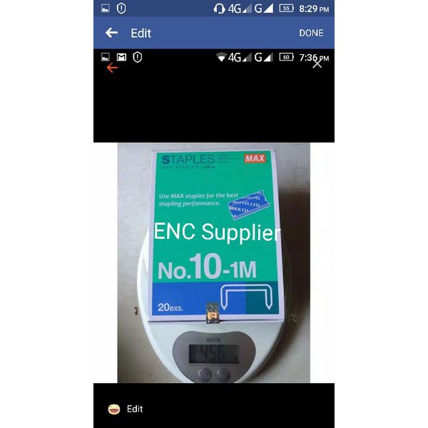 

Isi Staples Max No 10