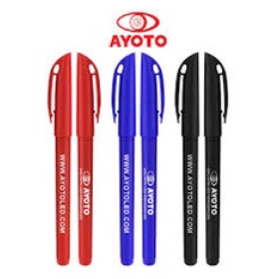 

Pulpen Pen Pena AYOTO tinta hitam case random Ledmarket