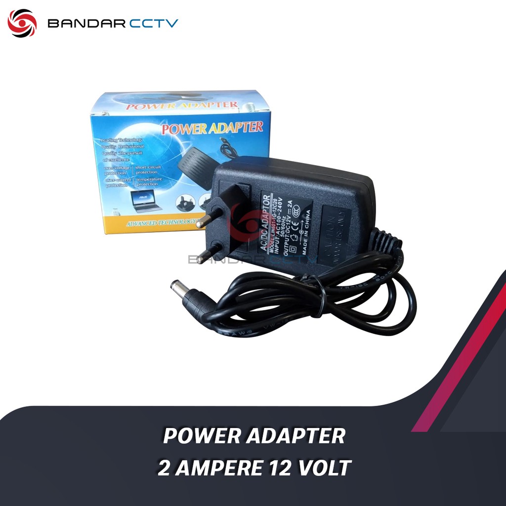 Power Adaptor 2 Ampere 12 Volt