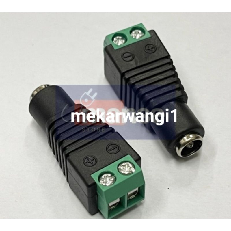 Socket DC Baut Cewe / Female DC Power Connector (5,5mm x 2,1mm)