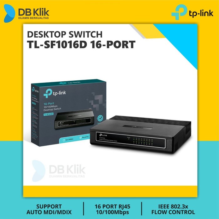 Desktop Switch TP-Link TL-SF1016D | 16 Ports 10/100Mbps