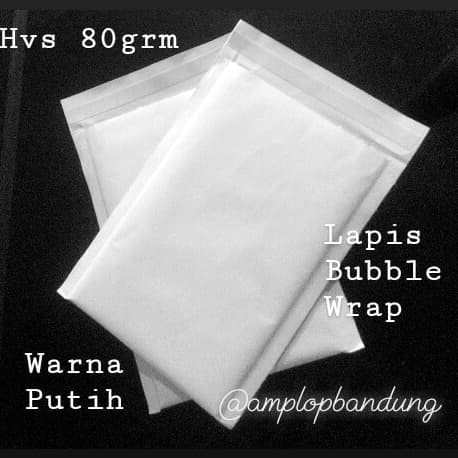 

amplop bubble padded envelope hvs putih A4, 25x30cm