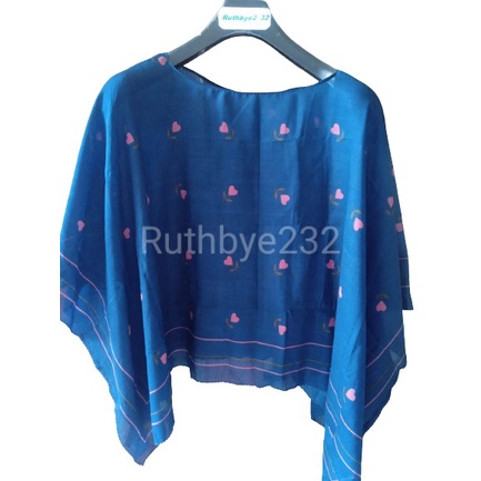 Ruthby Kimono Scarf / Scarf Outer / Outerwear / Outer Scarf-Kimono-Tulip Navy
