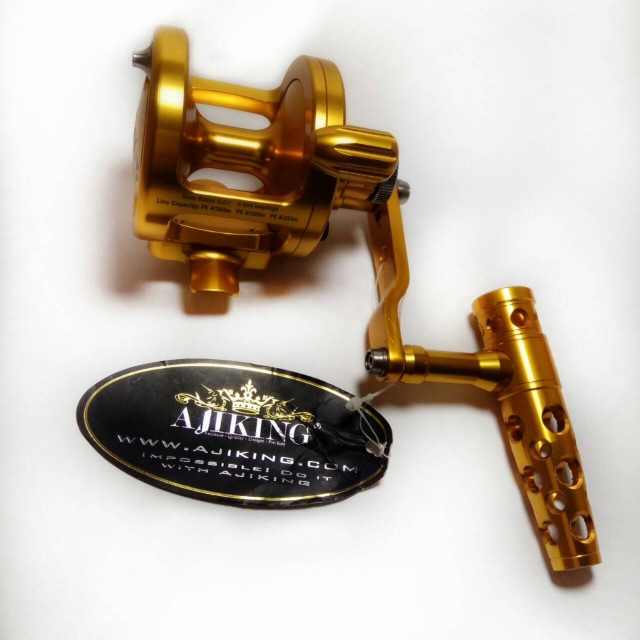 Reel Pancing Overhead Ajiking Wahoo 1966 Gold