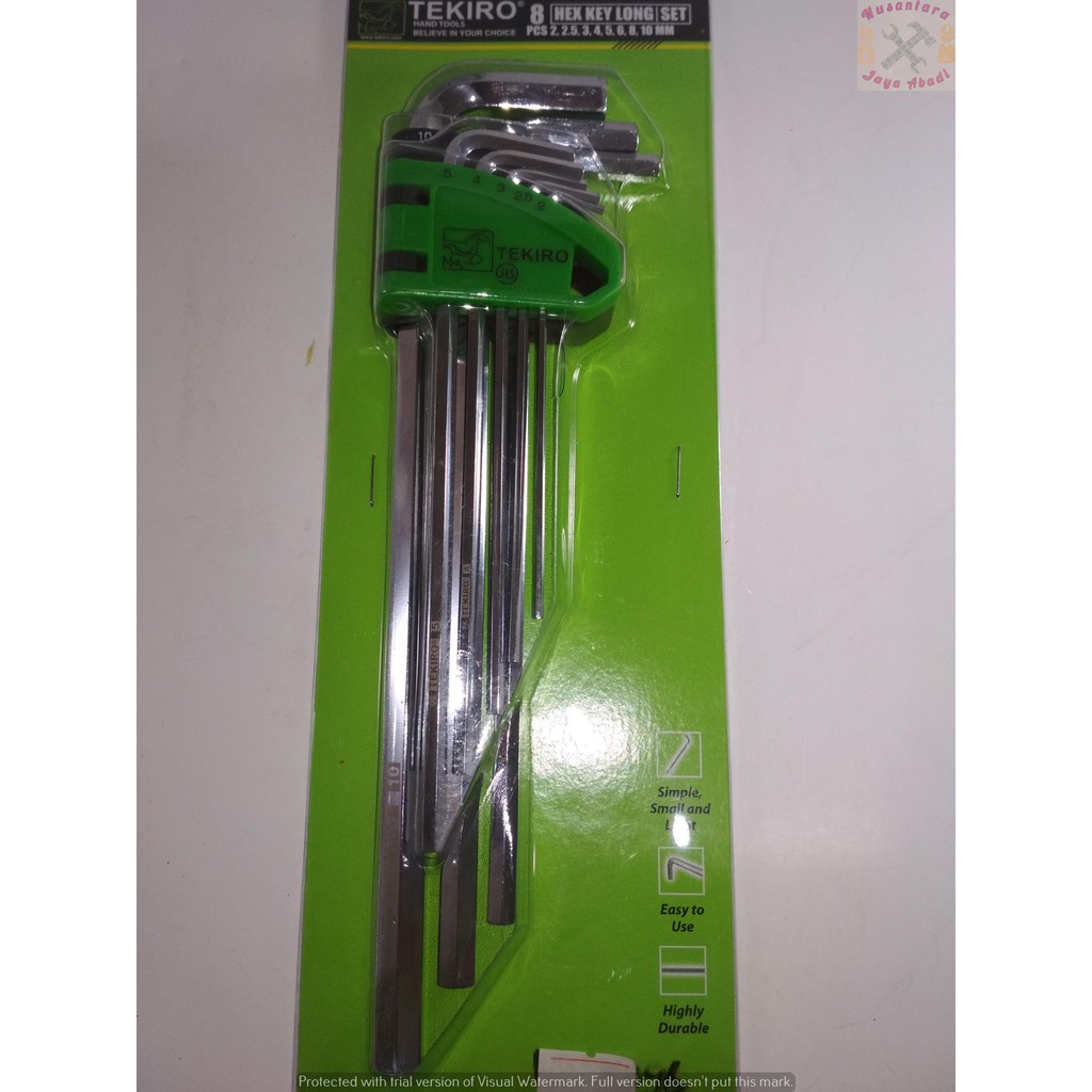 KUNCI L SET BALLPOINT TEKIRO / KUNCI L SET BINTANG TEKIRO