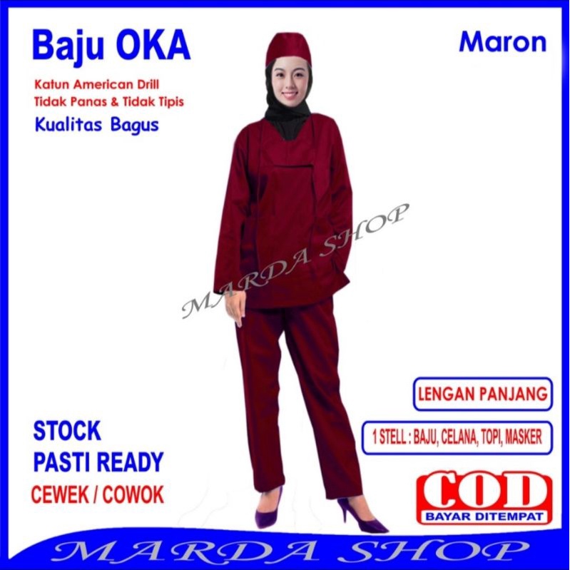 Baju OKA bahan American drill