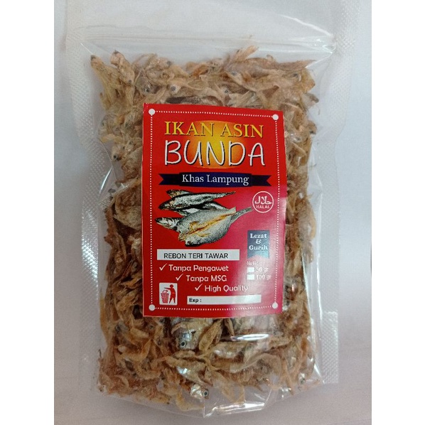 

IKAN ASIN BUNDA TERI REBON TAWAR