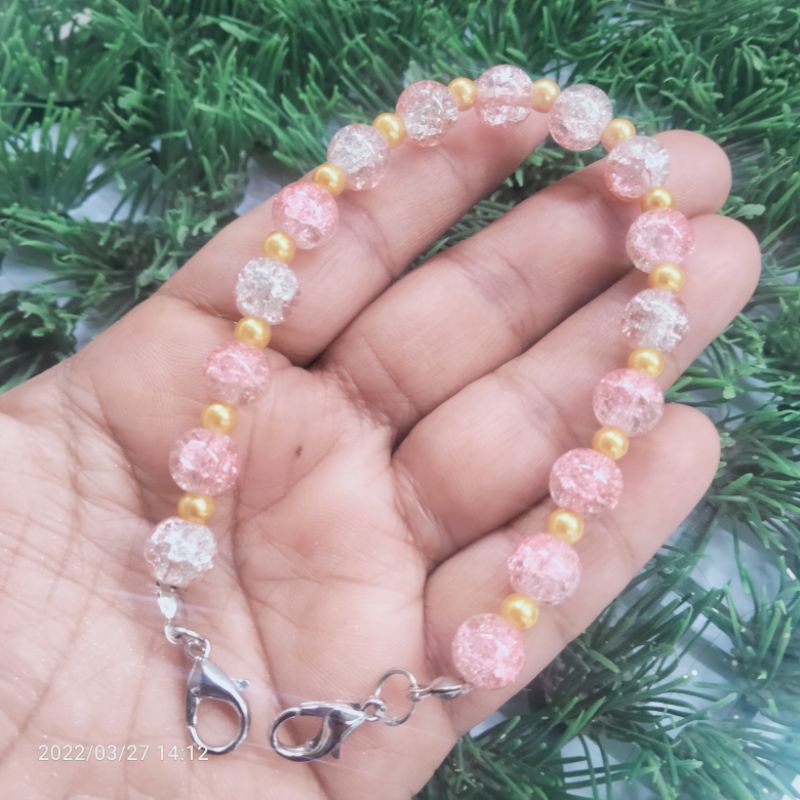 KONEKTOR MASKER MUTIARA KACA/konektor masker hijab/tali masker/strap masker