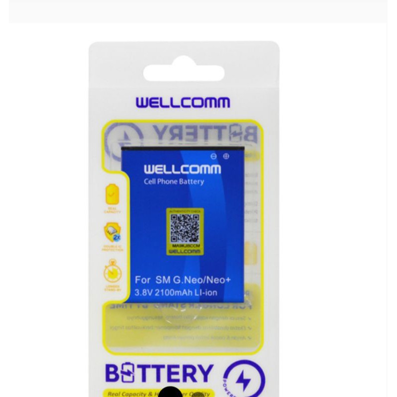 BATERAI HP SAMSUNG DOUBLE IC GRAND NEO WELCOME/BATTERY SAMSUNG GRAND NEO PLUS 90600i WELLCOMM