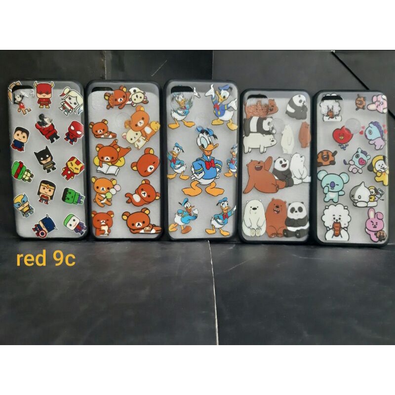 case kartun gambar xiaomi redmi 9C
