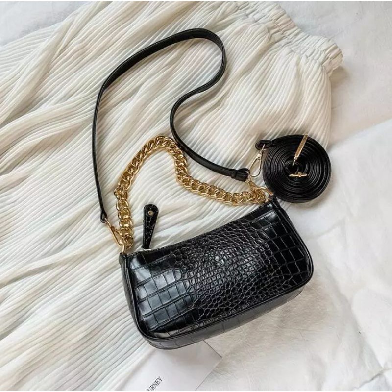 Tas selempang import croco F2293