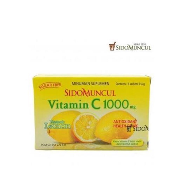 Sidomuncul Vitamin C 1000 Mg Shopee Indonesia