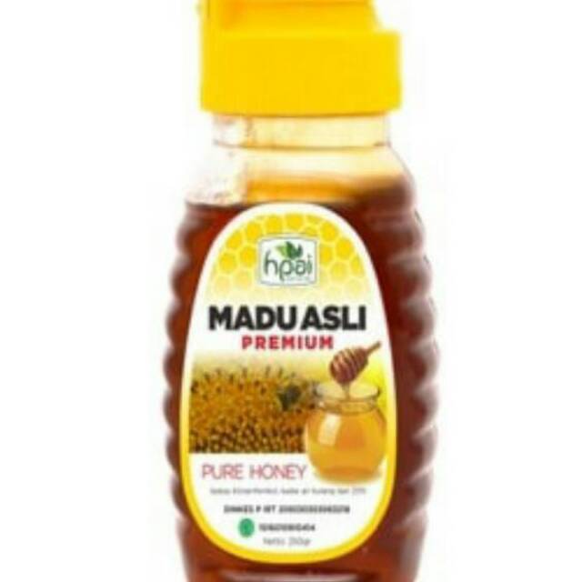

Madu asli, kadar air < 20% isi 250 gr