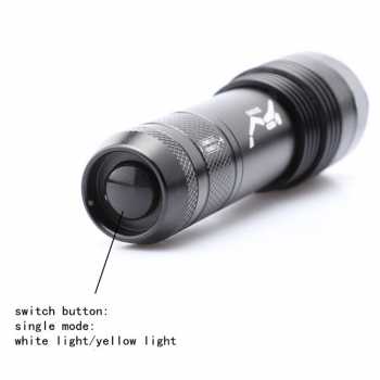 Senter LED Diving Waterproof Warm dan Cool White T6