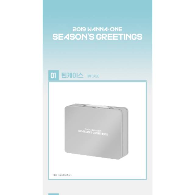 [READY] 2019 Wanna One Season's Greetings