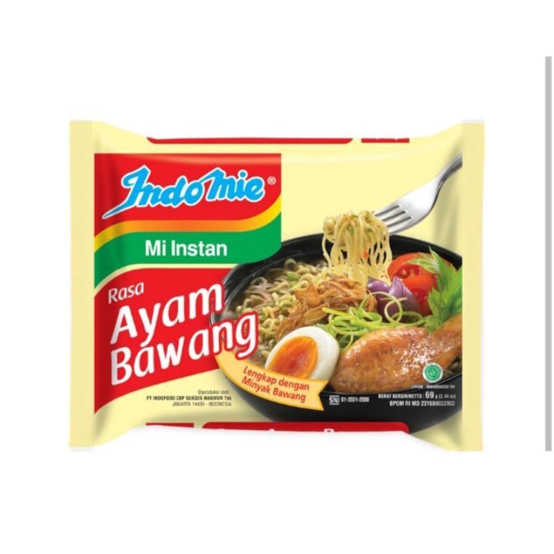

Indomie Mi Instan Ayam Bawang 69 g