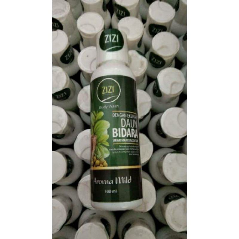 Zizi Sabun Mandi Cair Herbal Ekstrak Daun Bidara Kemasan Botol 100ml/250ml