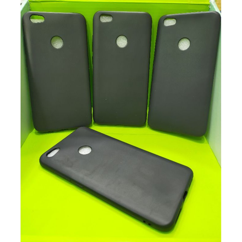 Silicon Hitam polos case Blackmatte slimatte Vivo all type