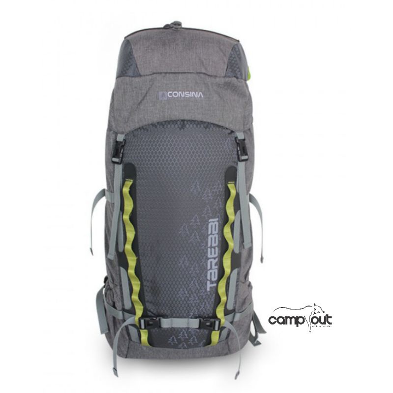 Consina Tarebbi Tas Carrier 60L - Tas Keril Gunung Hiking Camping - Tas Gunung Pria Wanita