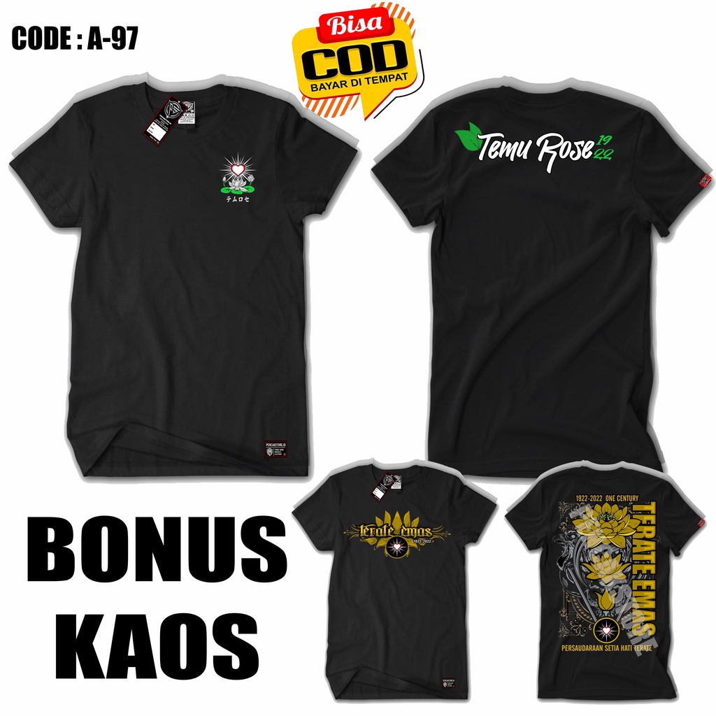 KAOS PSHT TEMU ROSE SIMPEL DISTRO