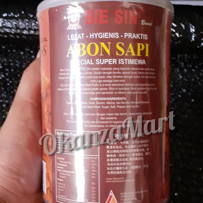 

Sie Sin Abon Sapi Can 250Gr