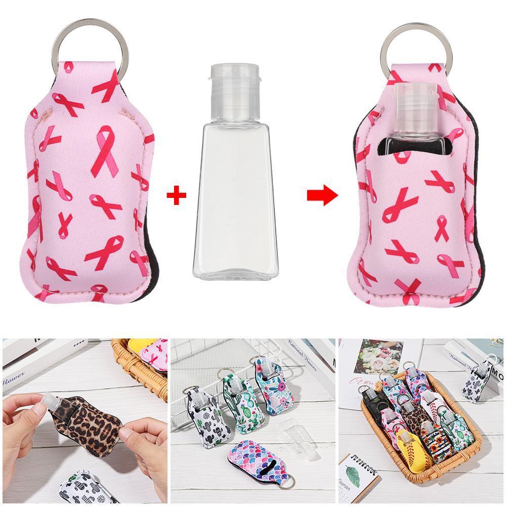 POPULAR Populer Hand Sanitizer Dengan Gantungan Kunci Carrier Sub bottling Reusable Bottles Wadah Isi Ulang Botol Travel