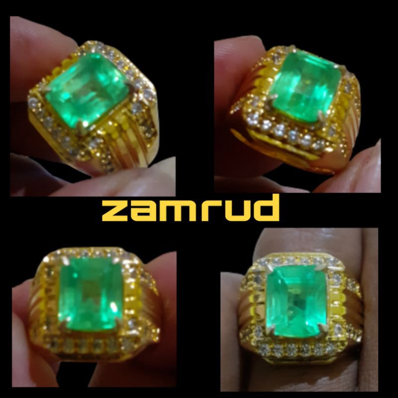 CINCIN BATU MULIA ZAMRUD COLOMBIA ASLI CATAM