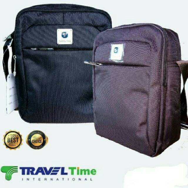 TAS SELEMPANG SHOULDER BAG FIT TABLET 7 INCH PRIA WANITA IMPORT KANTOR TRAVEL TIME ORIGINAL