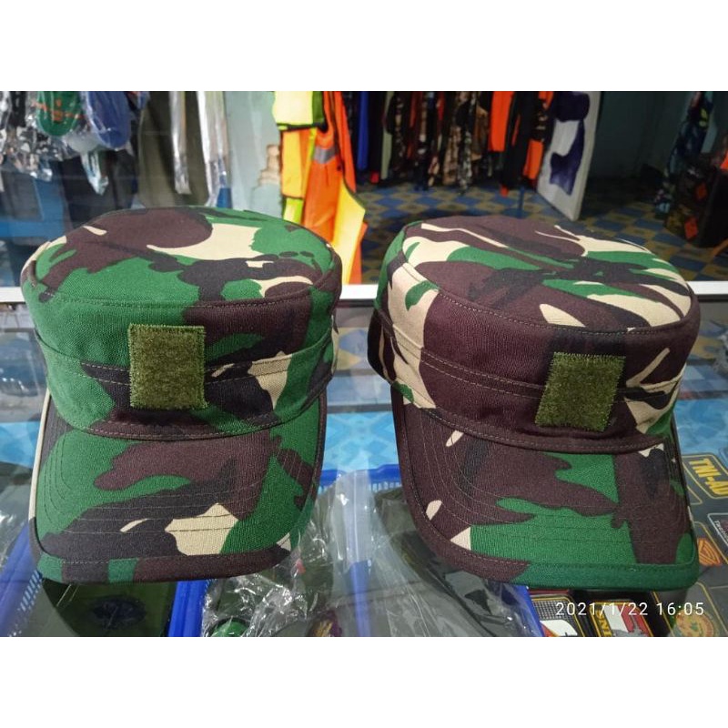 (COD) TOPI PET SRITEX TOPI PET JATAH TOPI PET TNI AD PANGKAT TOPI PET TOPI DORENG