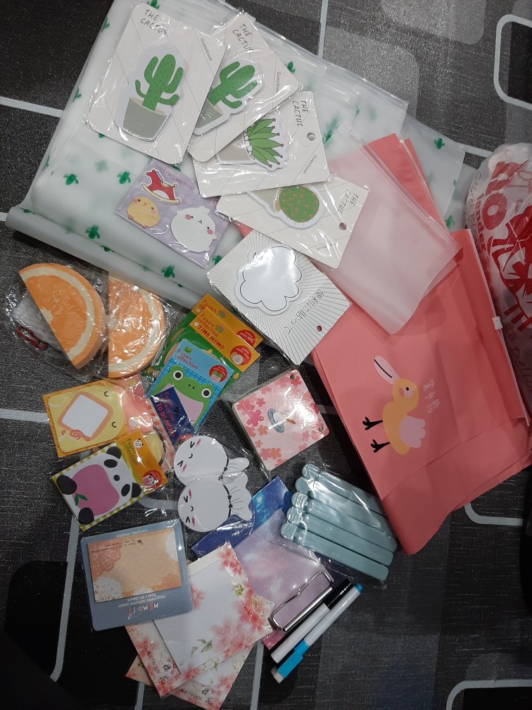 Anekagrosir | Kantong Storage Bag Zip Lock Motif Kaktus Besar Part 2