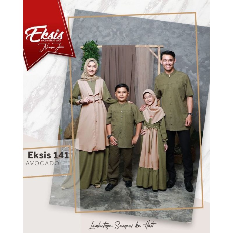 Sarimbit Original Gissel 225 by Seply|Baju Sarimbit|Baju Gamis|Koko Couple Anak & Ayah|Baju Lebaran