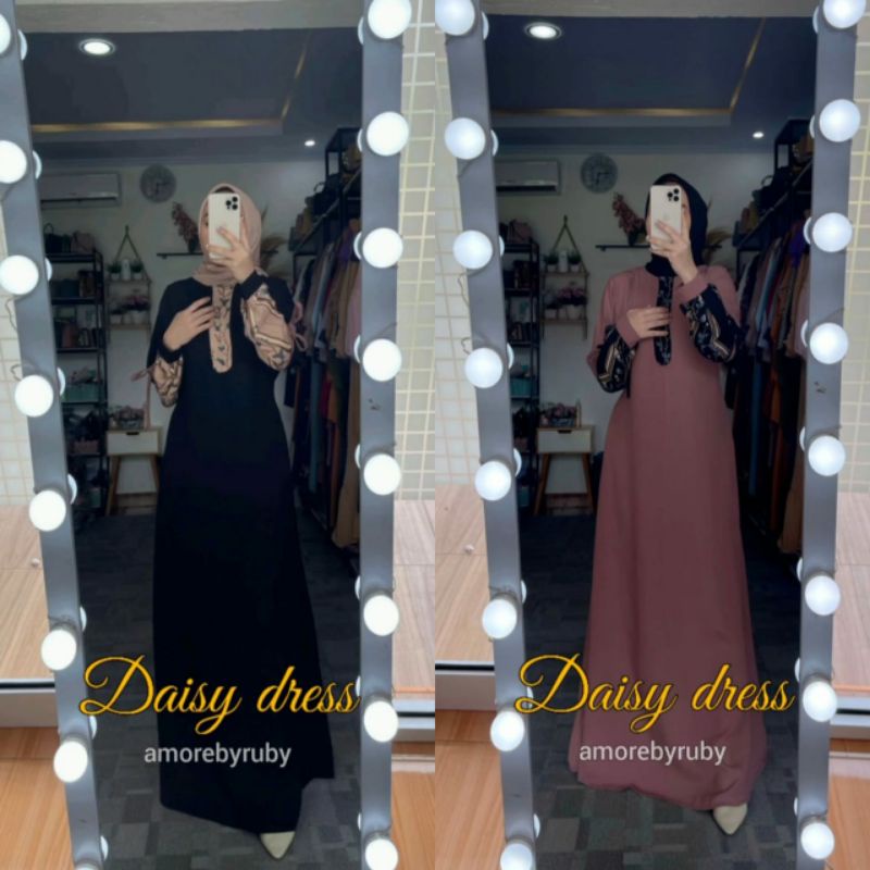 DAISY DRESS LIMITED AMORE BY RUBY ORI GAMIS TERBARU DRESS MUSLIM BAJU WANITA