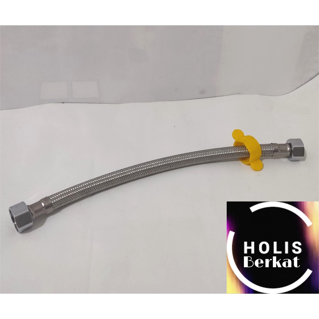 Selang Stainless Flexible Hose 30 , 40 , 50 , 60 cm Slang Fleksibel