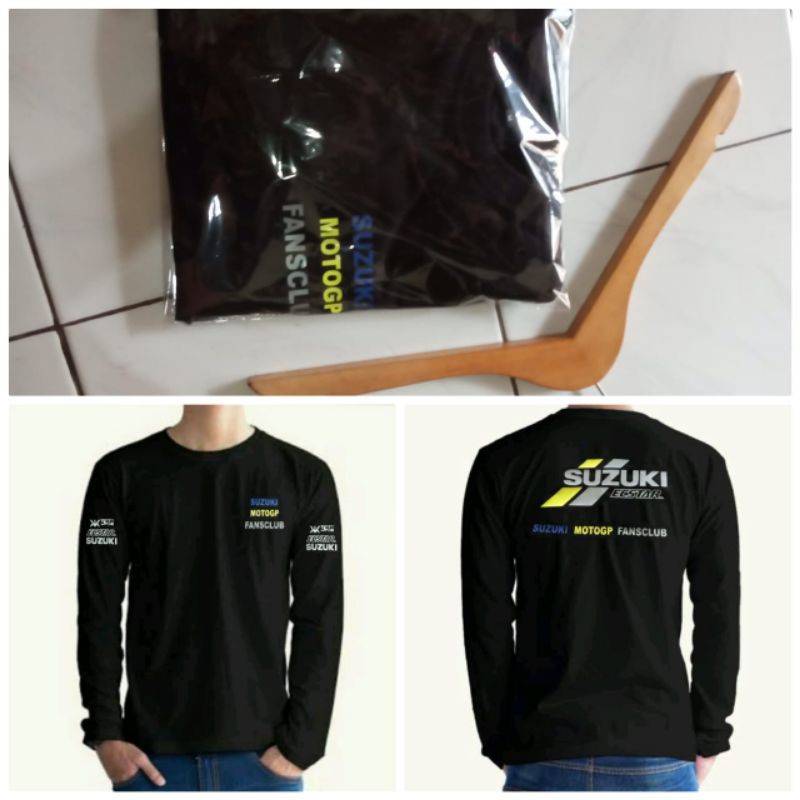[COD]kaos lengan panjang Suzuki ECSTAR baju Suzuki