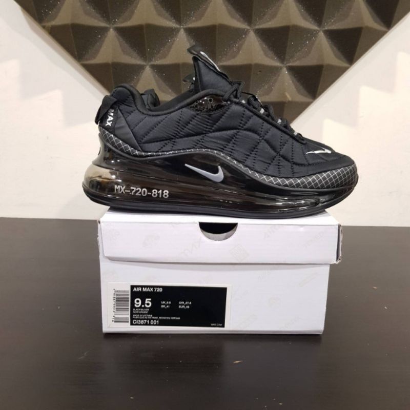 Nike Air Max 720-818 Black Sneaker Sepatu Jalan Pria