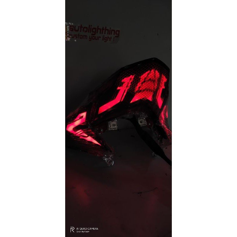 lampu rem belakang stoplamp custom vario 125 fi old non led 2012 15