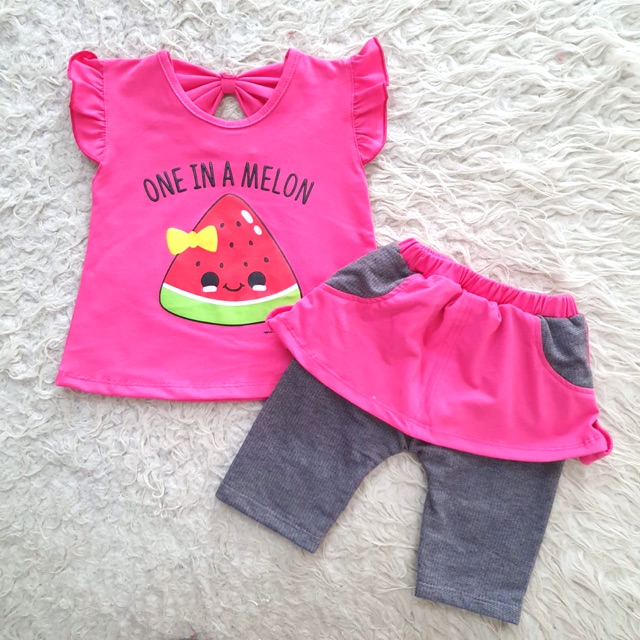 Baju Bayi Watermelon Set