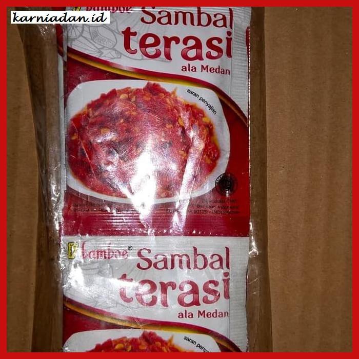 

Aneka-Sambal- Sambal Terasi Ala Medan Bamboe ( 10 Sachet ) -Pedeeeeeezzzzzzz.