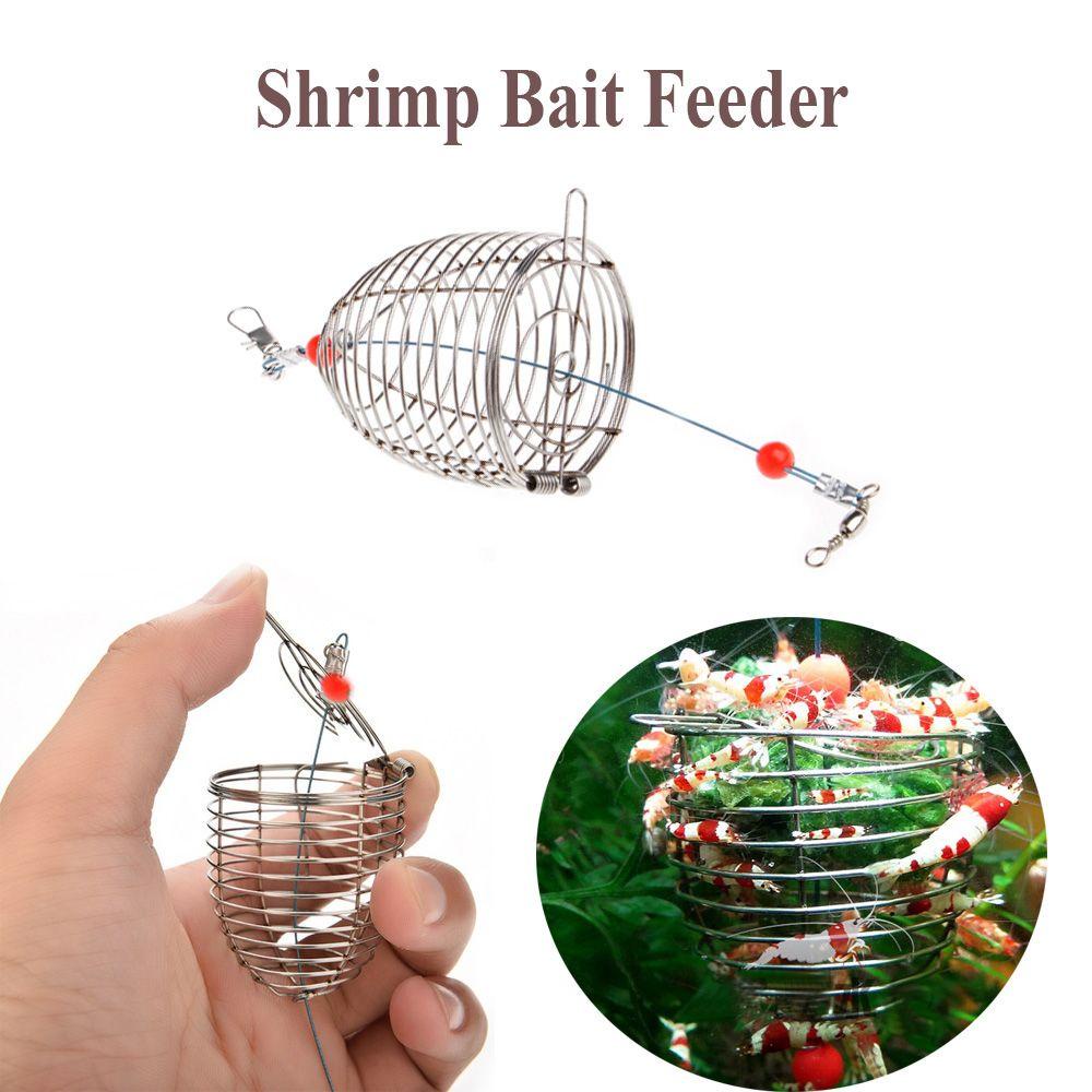 Tempat Umpan Aquarium Nanas Bahan Stainless Steel Tahan Lama Trap Basket Fishing Lure Cage