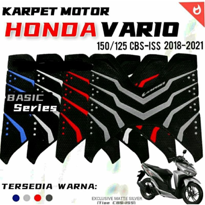 Karpet Karet Tebal Buat Motor Vario 125/150 Tahun 2019 - 2021 Monster