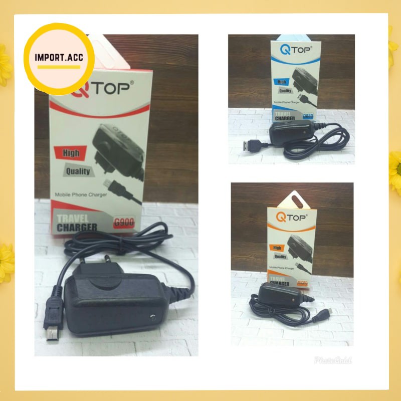 Charger QTOP Micro Usb G900 High Quality / Travel Charger Qtop [IMPORT]