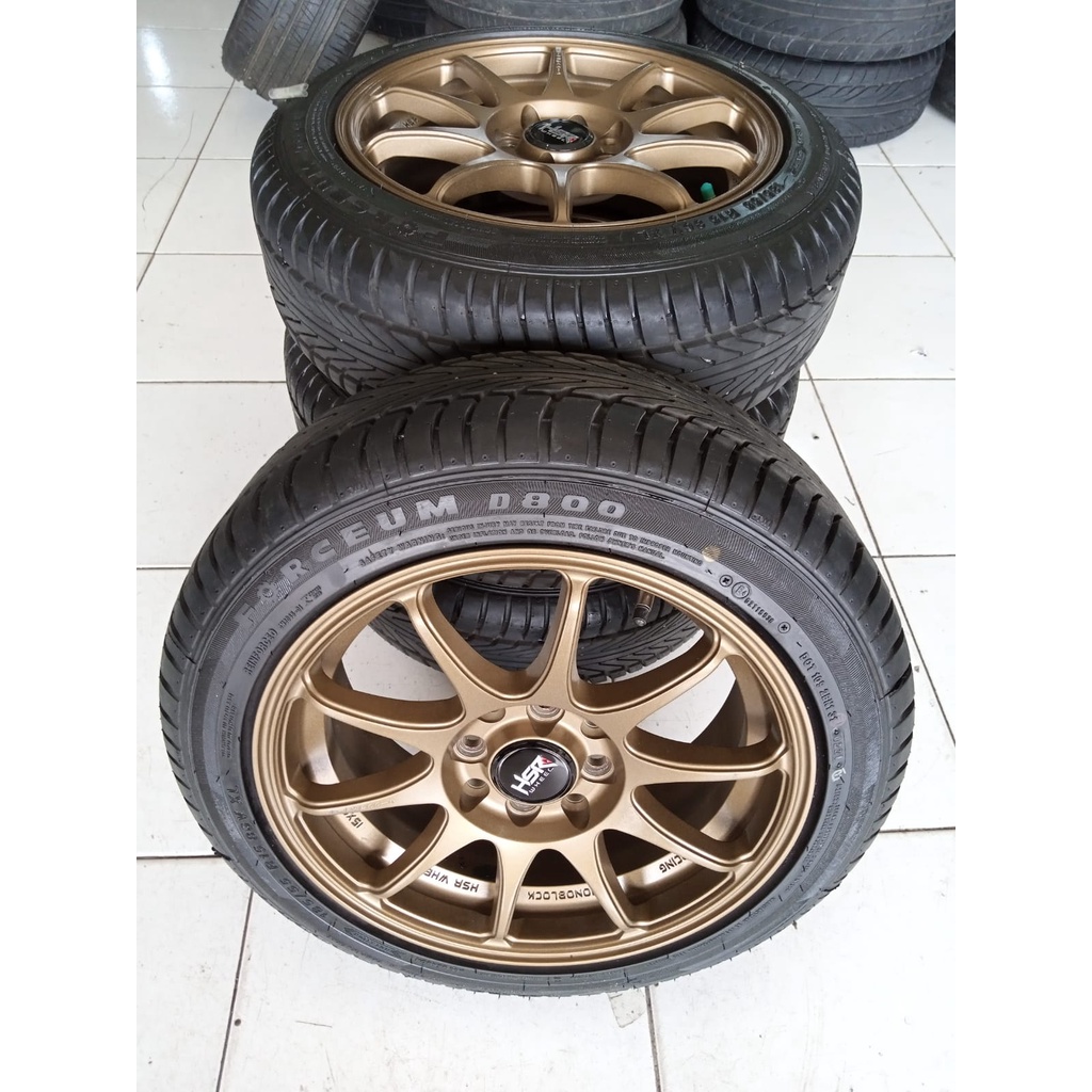 Jual Velg Seken Bekas Hsr Indy Ring 15x7 Pcd 4x100 4x114 Seken Murah ...